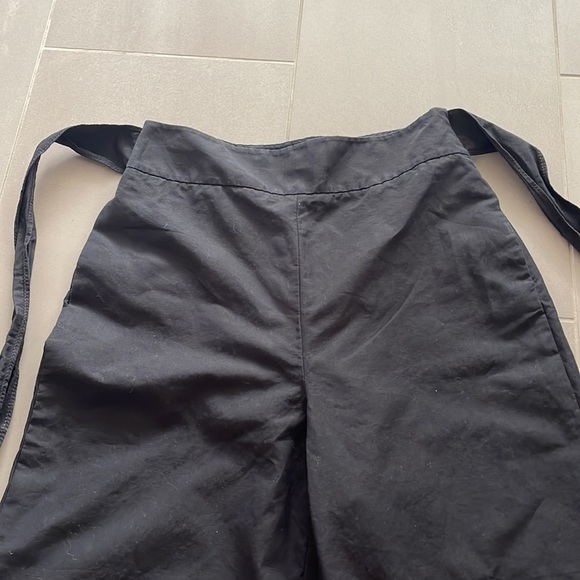 Kate Spade, black cropped culottes, bow front tie - Picture 10 of 14